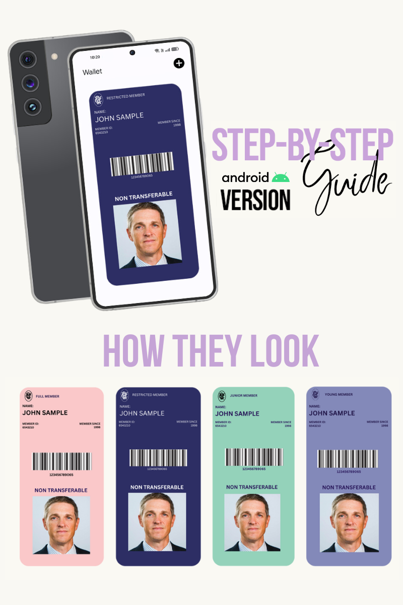 Adding your digital VRC Membership card to your Apple Wallet VRC Members